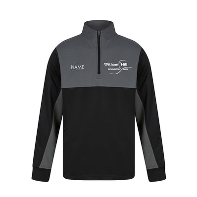 Witham Hill Gymnastics Squad Mens Adults 1/4 Zip Tracksuit Top
