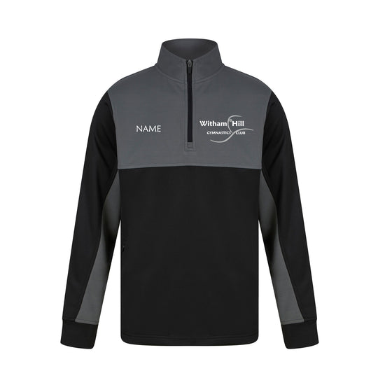 Witham Hill Gymnastics Squad Mens Adults 1/4 Zip Tracksuit Top