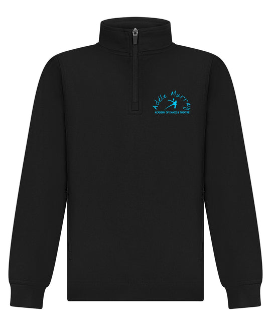 Adele Murray Academy Of Dance And Theatre Boys Kids 1/4 Zip Tracksuit Top