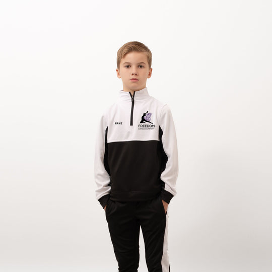 Freedom Dance Company Kids 1/4 Zip Tracksuit Top