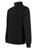 Adults 1/4 Zip Tracksuit Top - Black