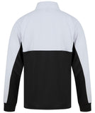 Kids 1/4 Zip Tracksuit Top - Black/White