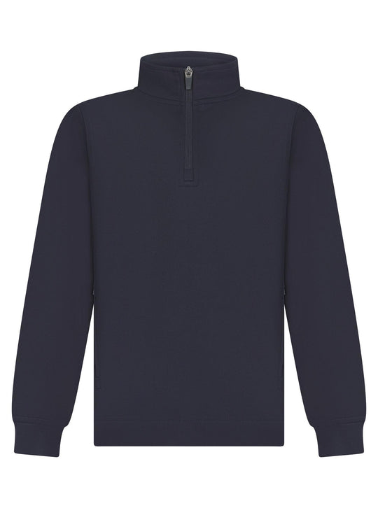 Adults 1/4 Zip Tracksuit Top - Navy