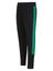 Adults Tracksuit Bottoms - Black/Emerald