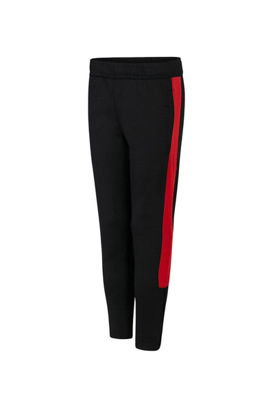 Adults Tracksuit Bottoms - Black/Red