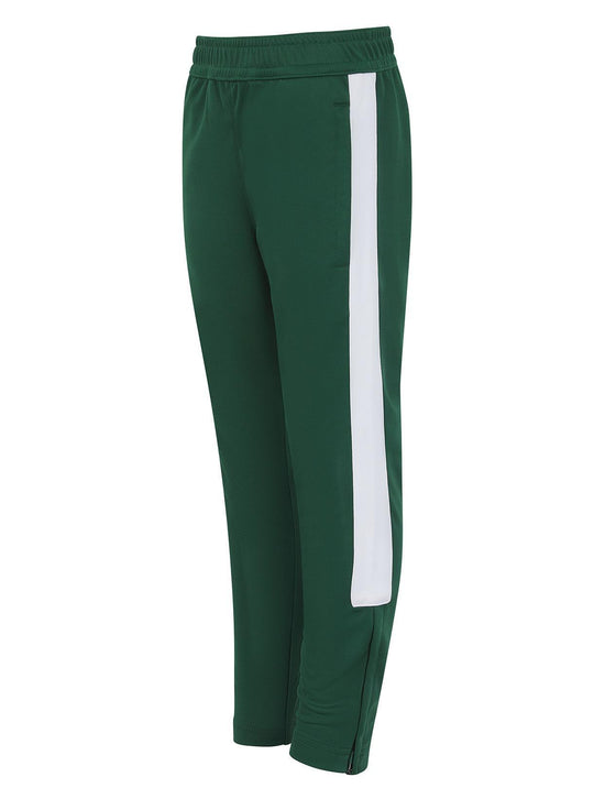 Adults Tracksuit Bottoms - Bottle/White