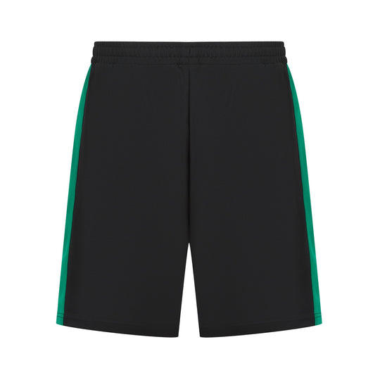 Kids Knitted Shorts - Black/Emerald