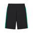 Kids Knitted Shorts - Black/Emerald