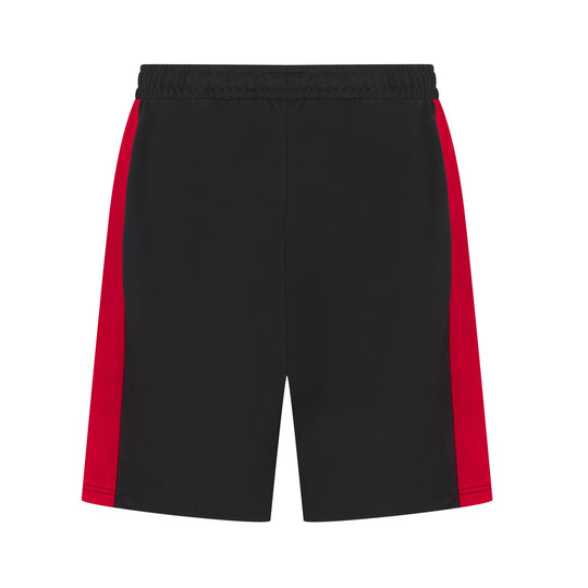 Kids Knitted Shorts - Black/Red