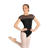 Mirella Strap Back Leotard - Black