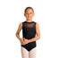 Mirella Girls Mock Neck Leotard - Black