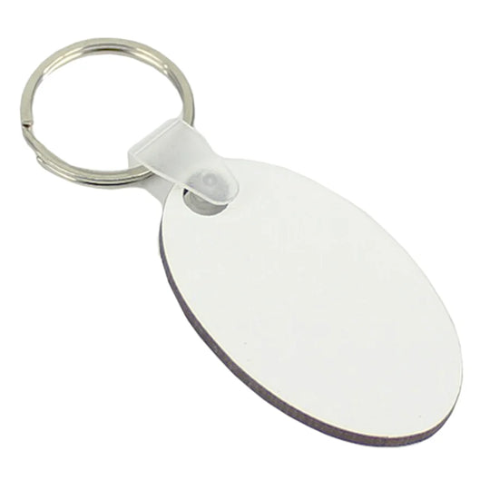 Oval Keyring 60mm x 35mm