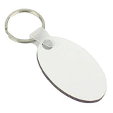 Oval Keyring 60mm x 35mm