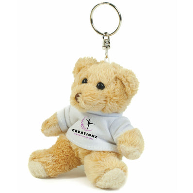 Creationz Dance Academy Brandable Keyring Bear Light Brown