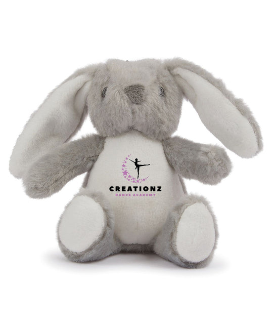 Creationz Dance Academy Brandable Keyring Bunny Grey