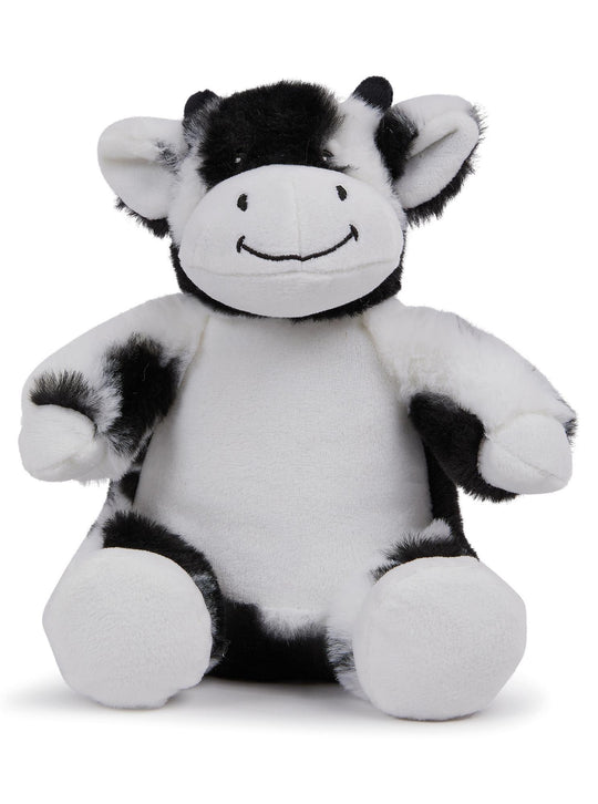 Brandable Soft Toys - Black/White Cow
