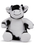Brandable Soft Toys - Black/White Cow