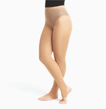 Capezio Matt Stirrup Tights - Suntan