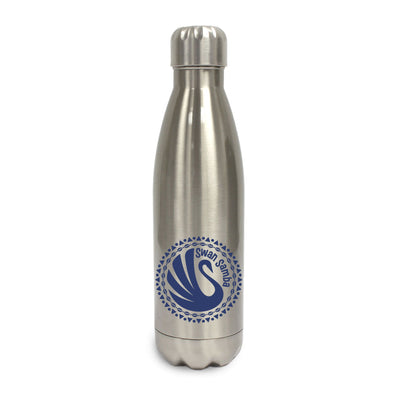 Swan Samba 500ml Silver Bowling Water Bottle