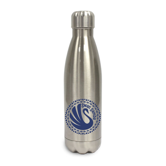 Swan Samba 500ml Silver Bowling Water Bottle