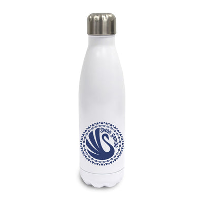 Swan Samba 500ml White Bowling Water Bottle