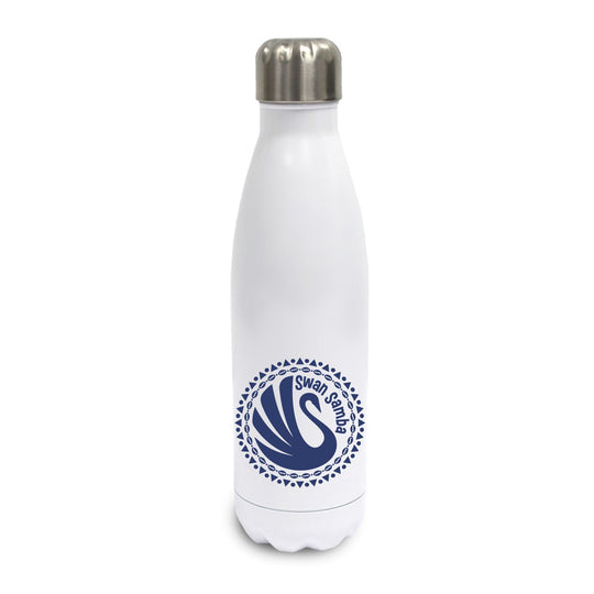 Swan Samba 500ml White Bowling Water Bottle