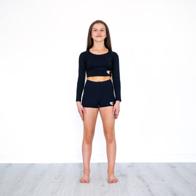 Project Elite Dance Long Sleeve Fitted Crop Top