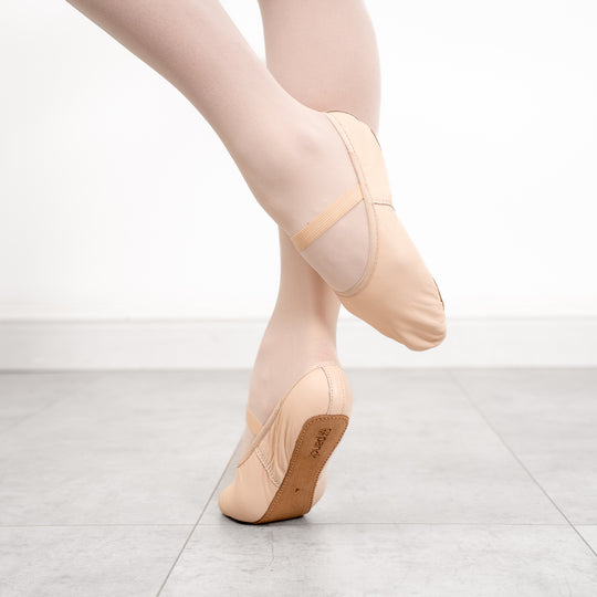 Pandr Full Sole Stretch Leather Ballet Shoe