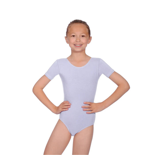 Roch Valley Cotton Lycra Short Sleeved Leotard - Lilac