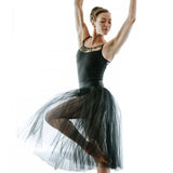 Roch Valley Romantic Style Pull-on Tutu Skirt - Black