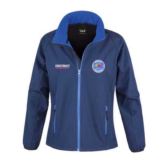 Eve Merton Dreams Trust Volunteer Women's Softshell Jacket - Navy/Royal