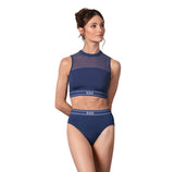 Bloch High Waisted Brief - Blue