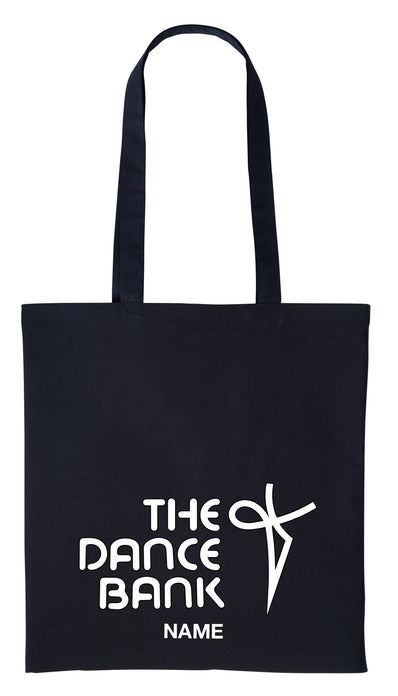 The Dance Bank Black Canvas Shopper