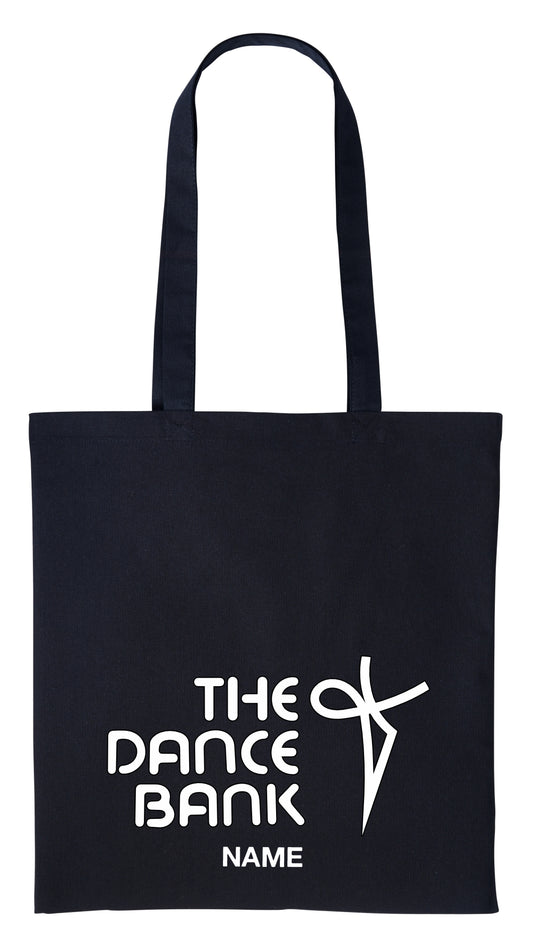 The Dance Bank Black Canvas Shopper