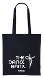 The Dance Bank Black Canvas Shopper