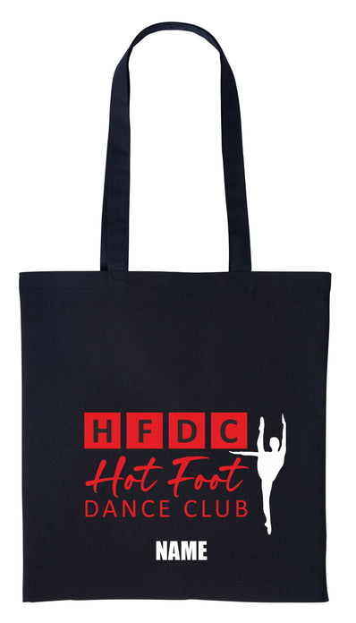 Hot Foot Dance Club Canvas Shopper