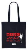 Hot Foot Dance Club Canvas Shopper
