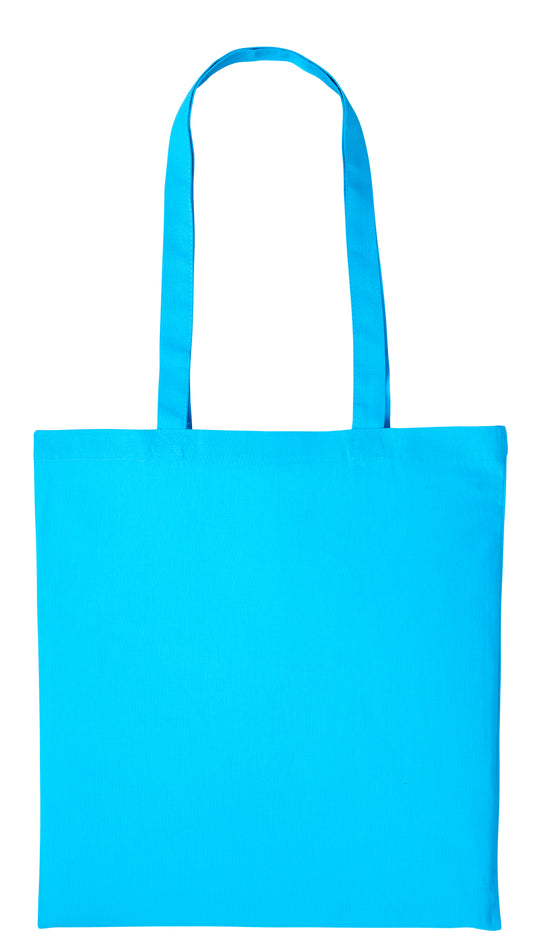Canvas Shopper - Aqua