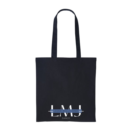 LMJ Dance Canvas Shopper - Blue Logo