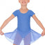 Roch Valley Cap Sleeved Leotard with Attached Georgette Skirt - Cornflower