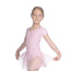 Roch Valley Cap Sleeved Leotard with Attached Georgette Skirt - Pink
