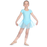 Roch Valley Cap Sleeved Leotard with Attached Georgette Skirt