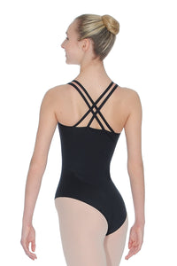 Roch Valley Microfibre Double Cross-over Strappy Leotard