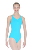 Roch Valley Microfibre Double Cross-over Strappy Leotard