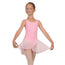Roch Valley Sleeveless Round Neck Leotard with Attached Wrap-over Chiffon Skirt