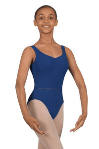 Roch Valley Tank Leotard with Fixed Ruche & Belt