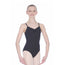 Roch Valley Ruche Front Camisole Leotard - Black