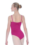 Roch Valley Ruche Front Camisole Leotard - Burgundy