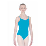 Roch Valley Ruche Front Camisole Leotard - Marine