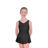 Roch Valley Skirted Ruched Front Leotard - Black